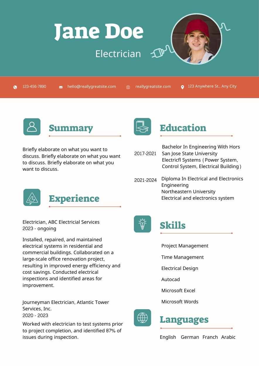 Basic Electrical Resume - diapositiva 6