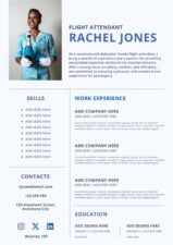 Basic Flight Attendant CV Resume