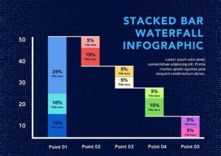 Slides Carnival Google Slides and PowerPoint Template Basic Stacked Waterfall Infographic 1