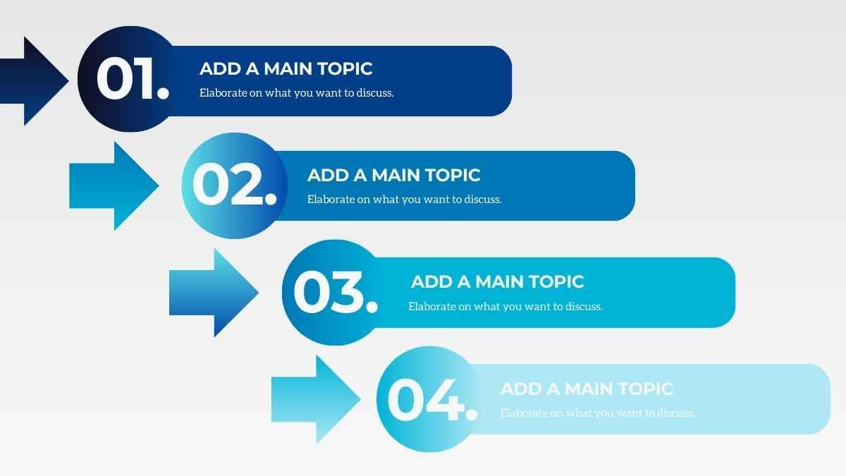 Basic Staircase Process Flow Infographic - slide 5