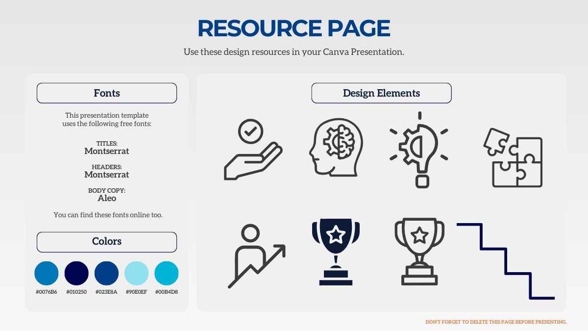 Basic Staircase Process Flow Infographic - diapositiva 6