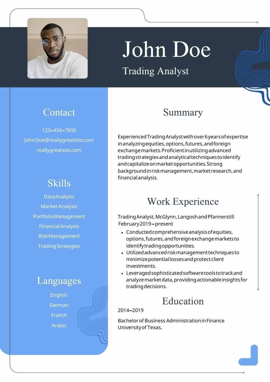 Basic Stock Market Data Expert Resume - slide 2