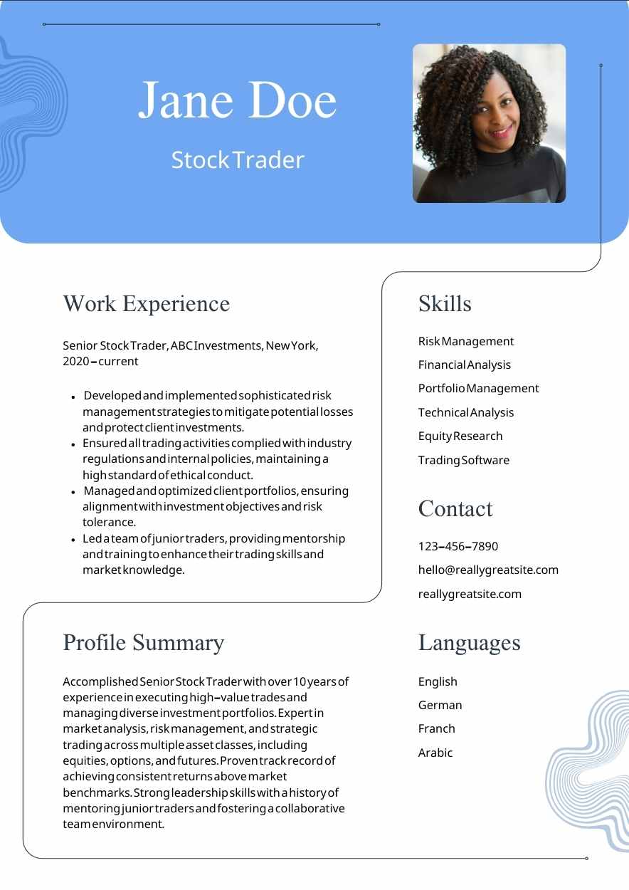 Basic Stock Market Data Expert Resume - slide 5