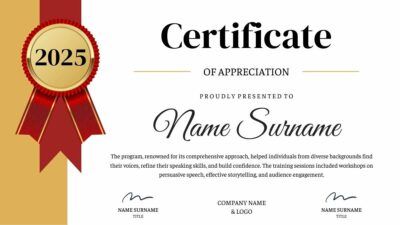 Basic Thank You Certificates