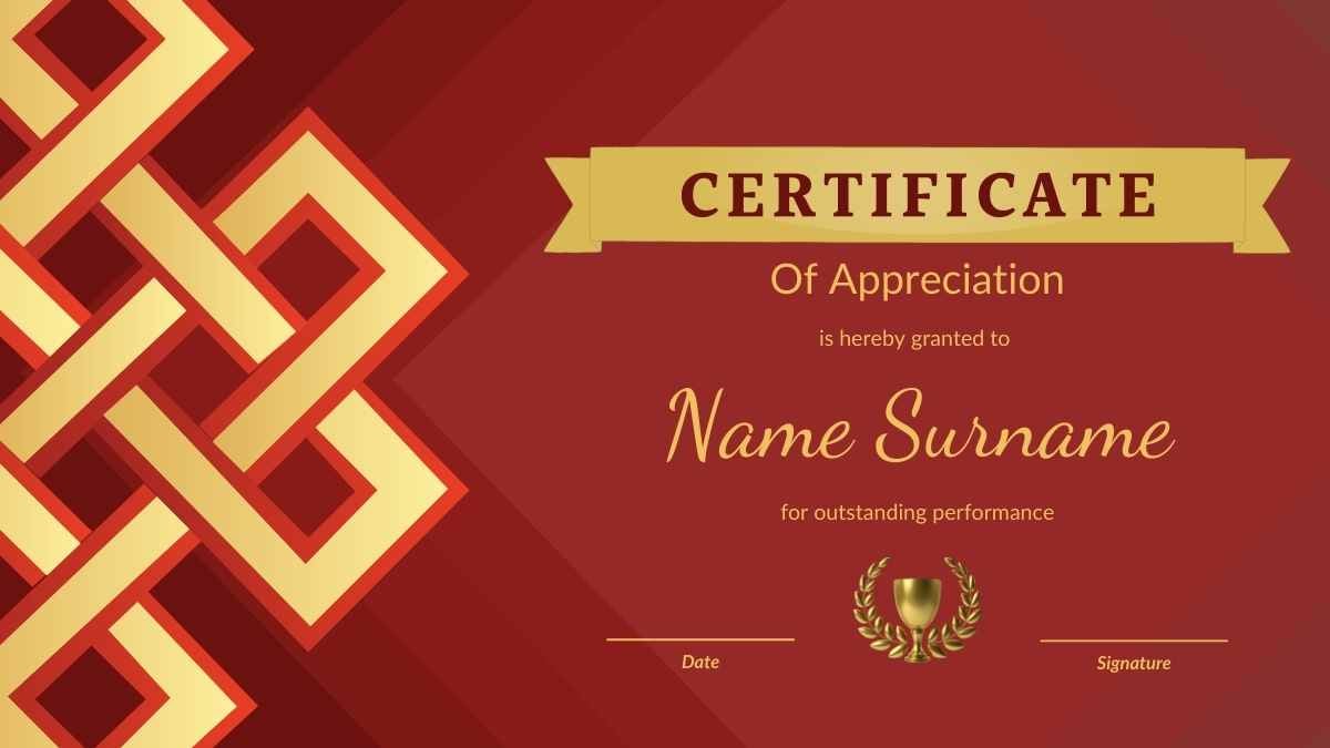 Basic Thank You Certificates - slide 13