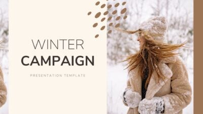 Slides Carnival Google Slides and PowerPoint Template Beige Pastel Playful Winter Campaign Presentation