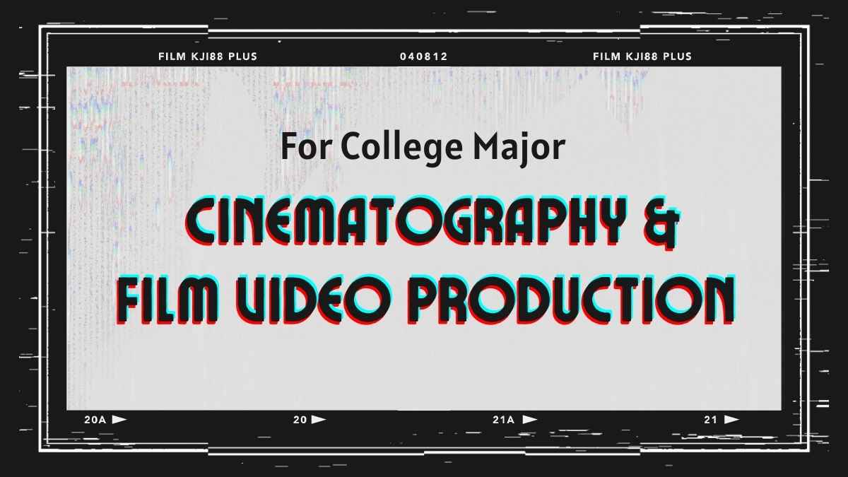 Animated Screen Film College Major Slides - slide 1