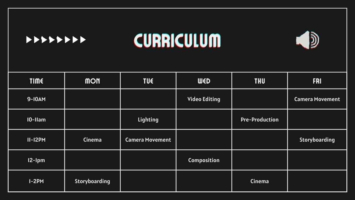 Animated Screen Film College Major Slides - slide 14