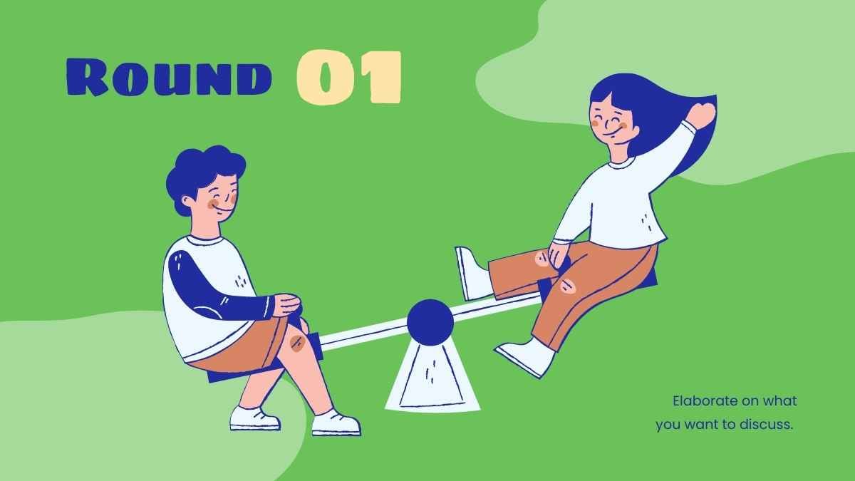 Slide Ilustrasi Permainan Perkenalan untuk Sekolah - slide 8