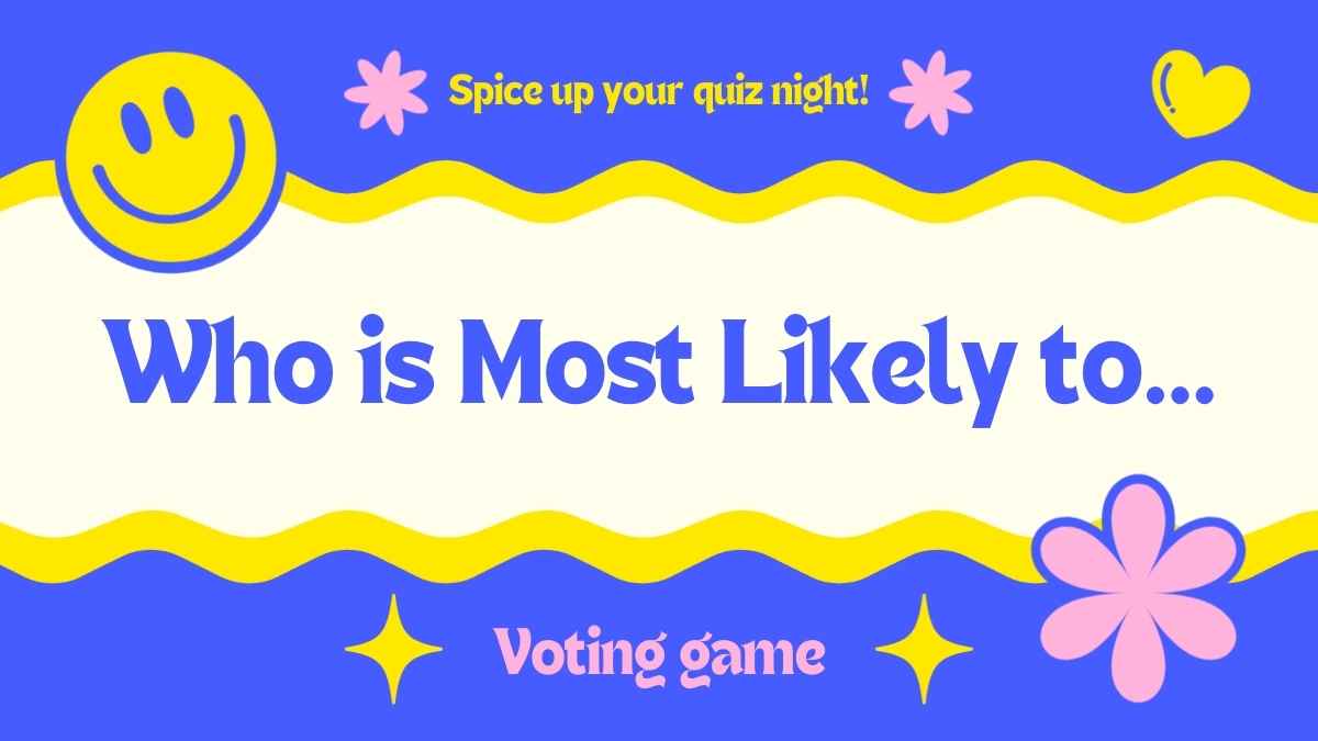 Animated Who is Most Likely to Game - slide 1