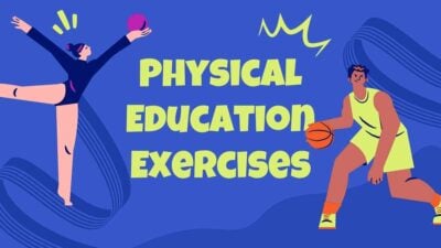 Illustrated Physical Education Exercises Slides