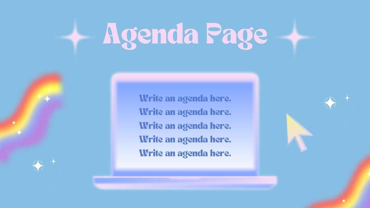 Blue and Pastel Dreamy Gradient Book Club Marketing Plan Slides - slide 3