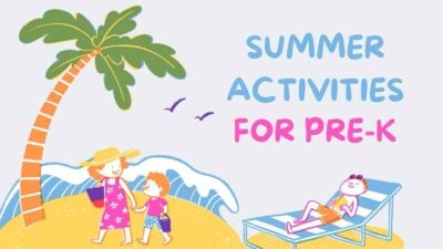 Illustrative Summer Activities for Pre-K Slides