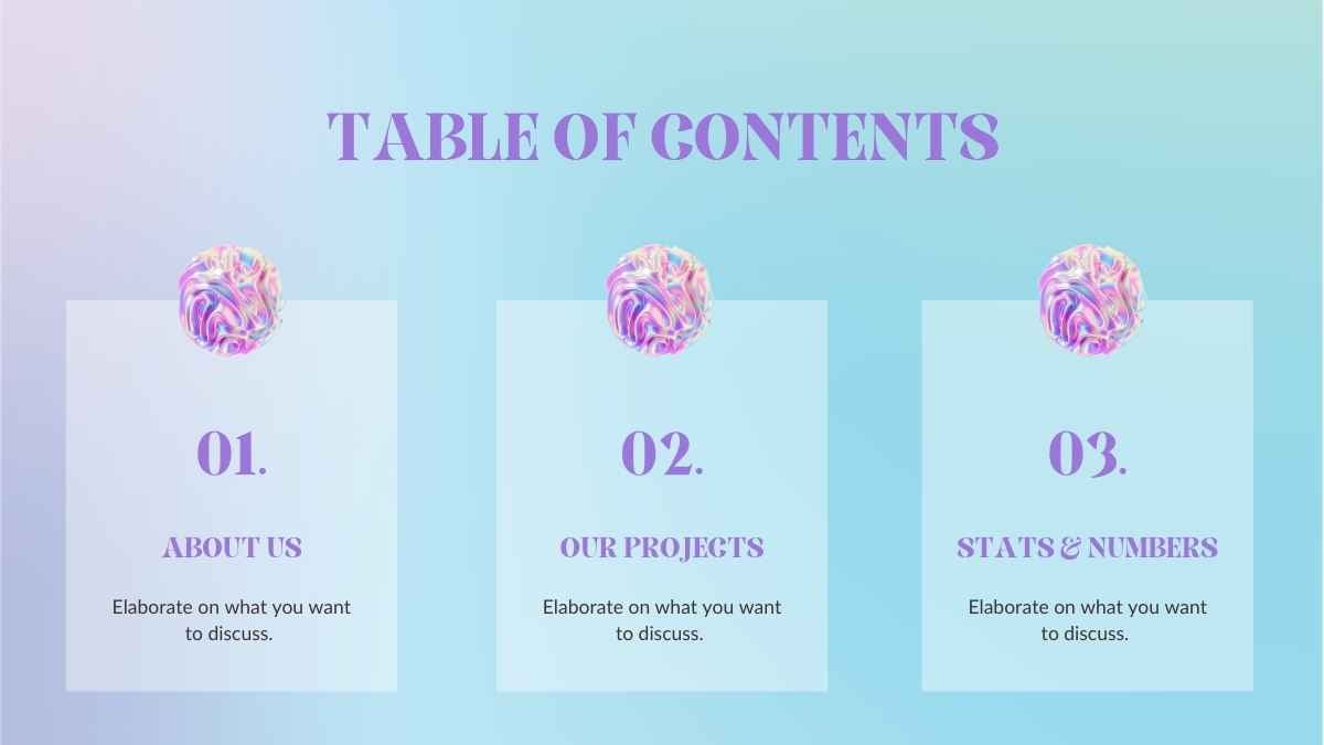 Blue and Pink Modern Glassmorphism Style Proposal Slides - slide 5