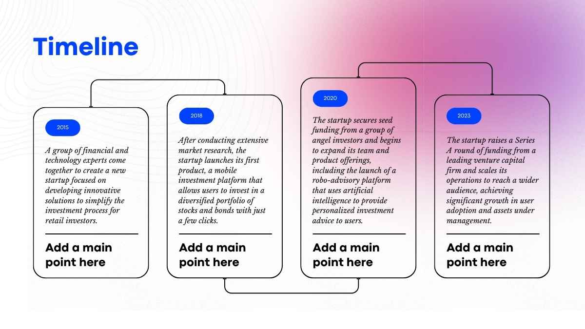 Plantilla Moderna Azul con Gradiente Fresco para Pitch de FinTech - diapositiva 9