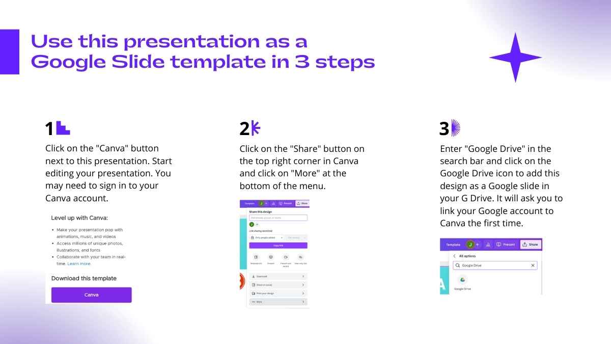 Slides de Fundo Criativo para Agência em Azul e Violeta - deslizar 4