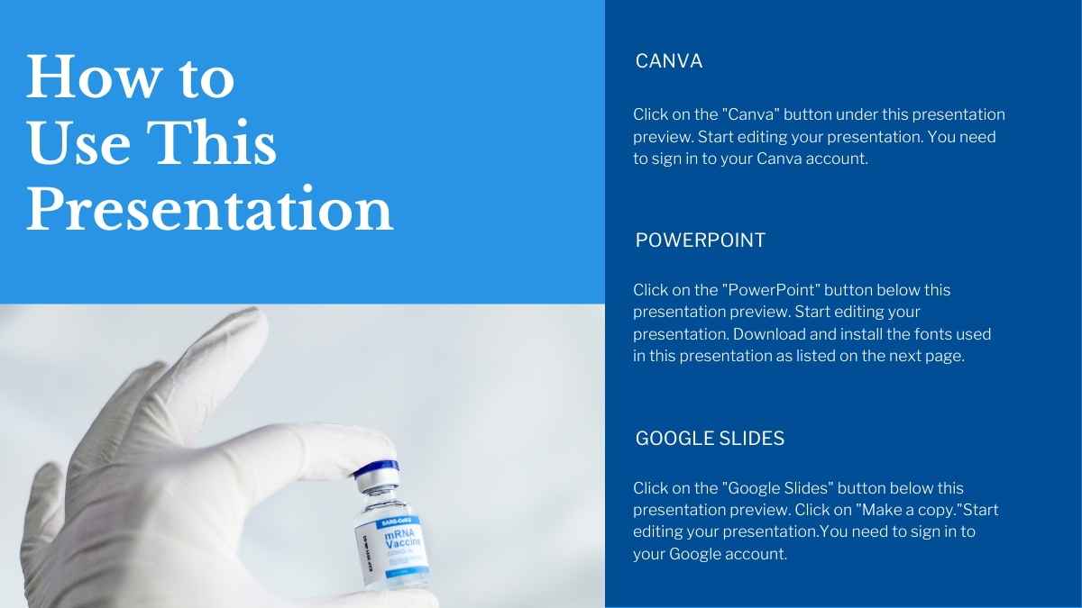 Plantillas de Avances Tecnológicos Médicos Minimalistas en Azul - diapositiva 2