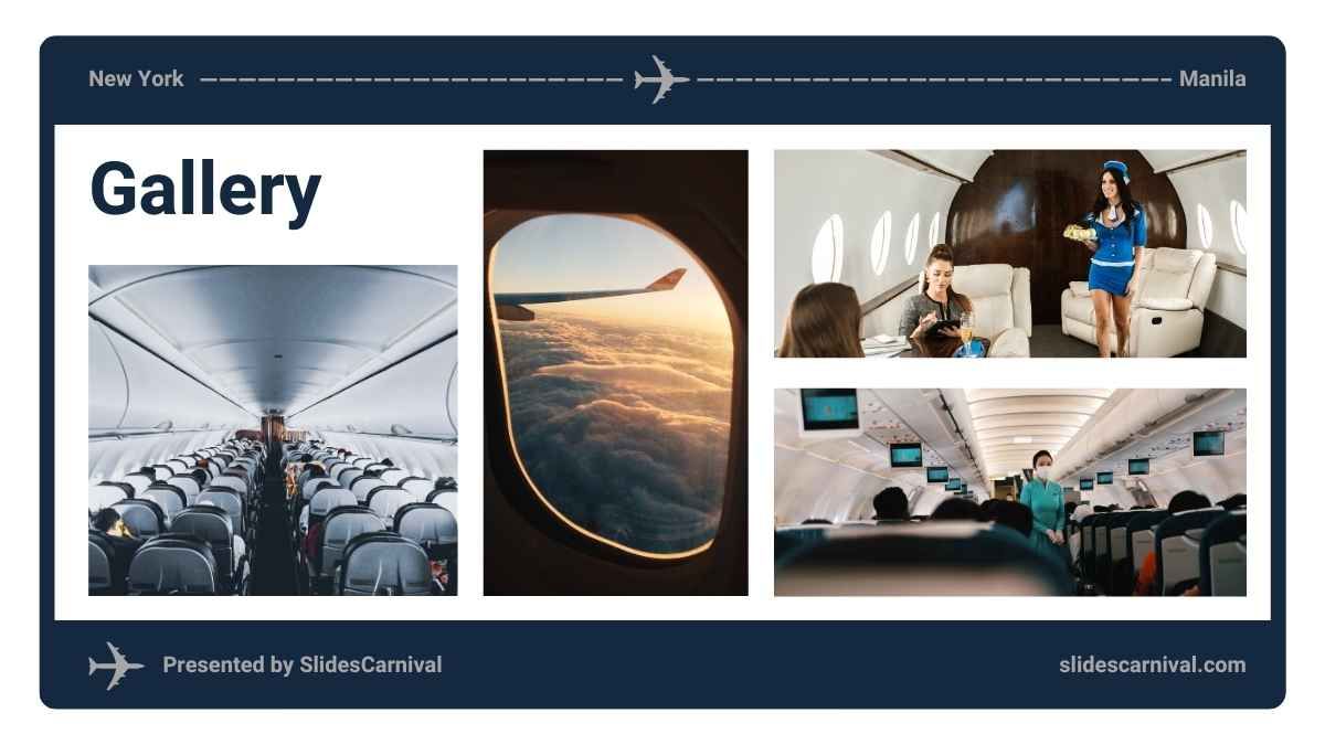 Minimal Boarding Pass Airline Marketing Plan - slide 1