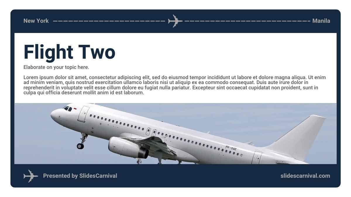 Minimal Boarding Pass Airline Marketing Plan - slide 15