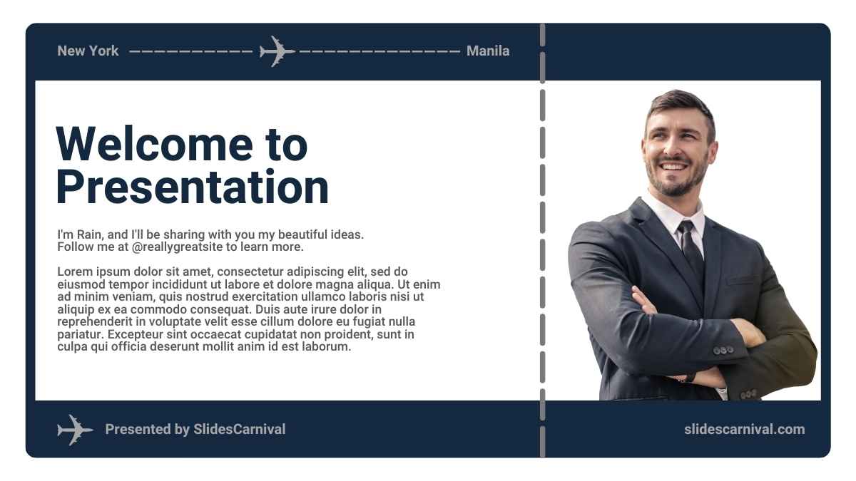 Minimal Boarding Pass Airline Marketing Plan - slide 4