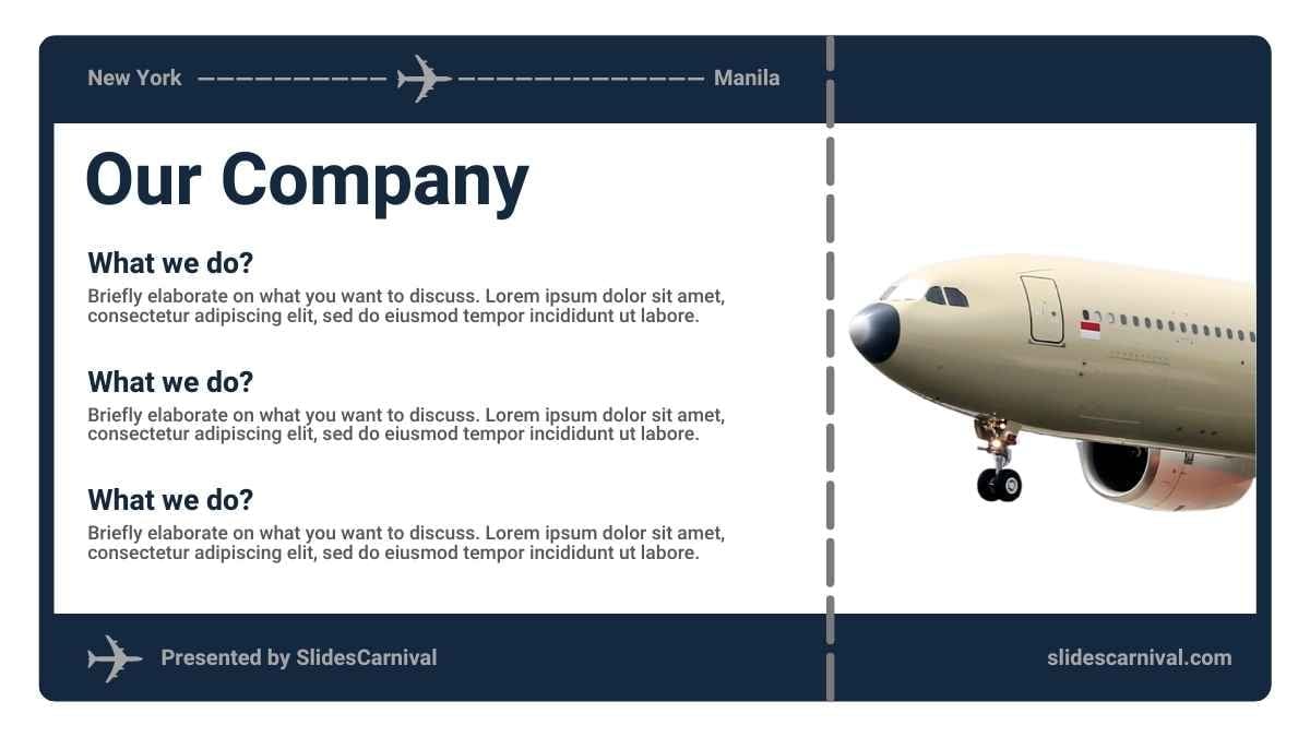 ミニマルな搭乗券 航空会社マーケティングプラン - slide 5