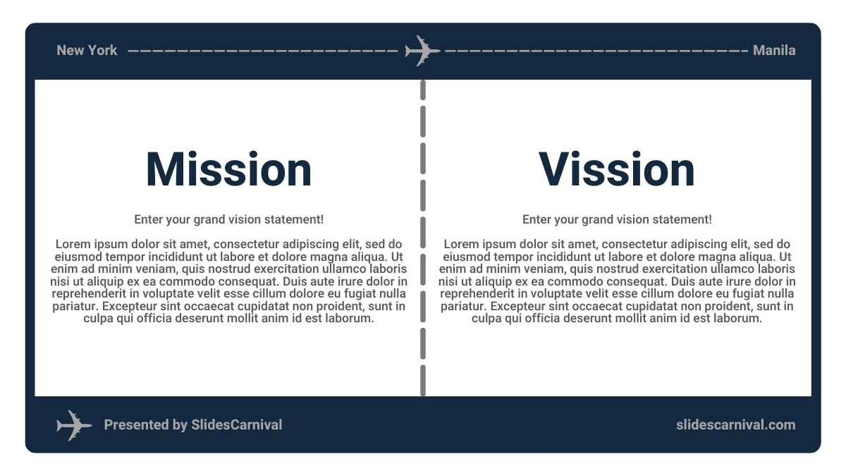 Minimal Boarding Pass Airline Marketing Plan - slide 6