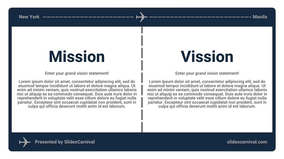 Minimal Boarding Pass Airline Marketing Plan - diapositiva 6