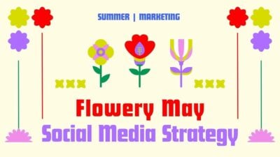 Flowery Social Media Marketing Slides