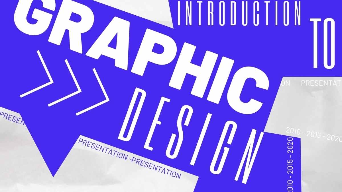 Bold Geometric Introduction To Graphic Design Slides - slide 1