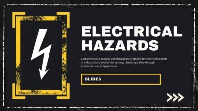 Bold Grunge Electrical Hazards Slides