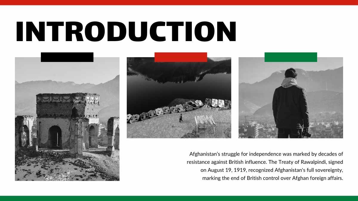 Bold History Subject for High School: Afghanistan Independence Day - slide 4