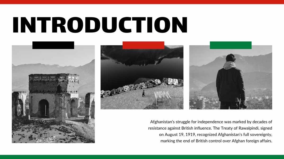 Bold History Subject for High School: Afghanistan Independence Day - diapositiva 4