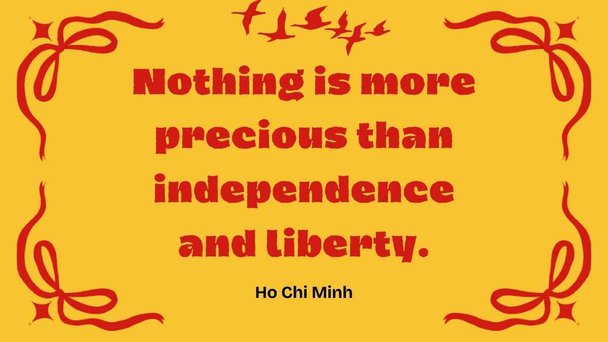 Bold History Subject for High School: Vietnam Independence Day - slide 11