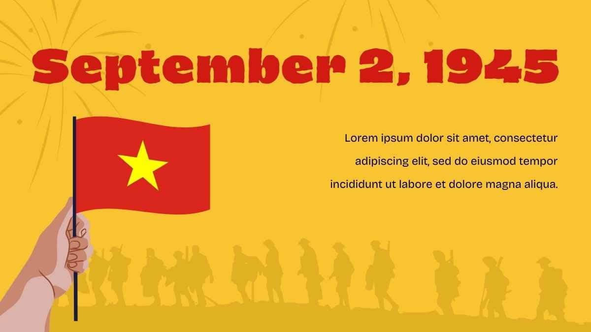 Bold History Subject for High School: Vietnam Independence Day - slide 14