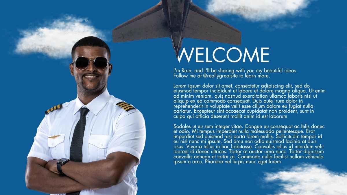 Bold Minimal Aeronautical Company Profile - slide 4