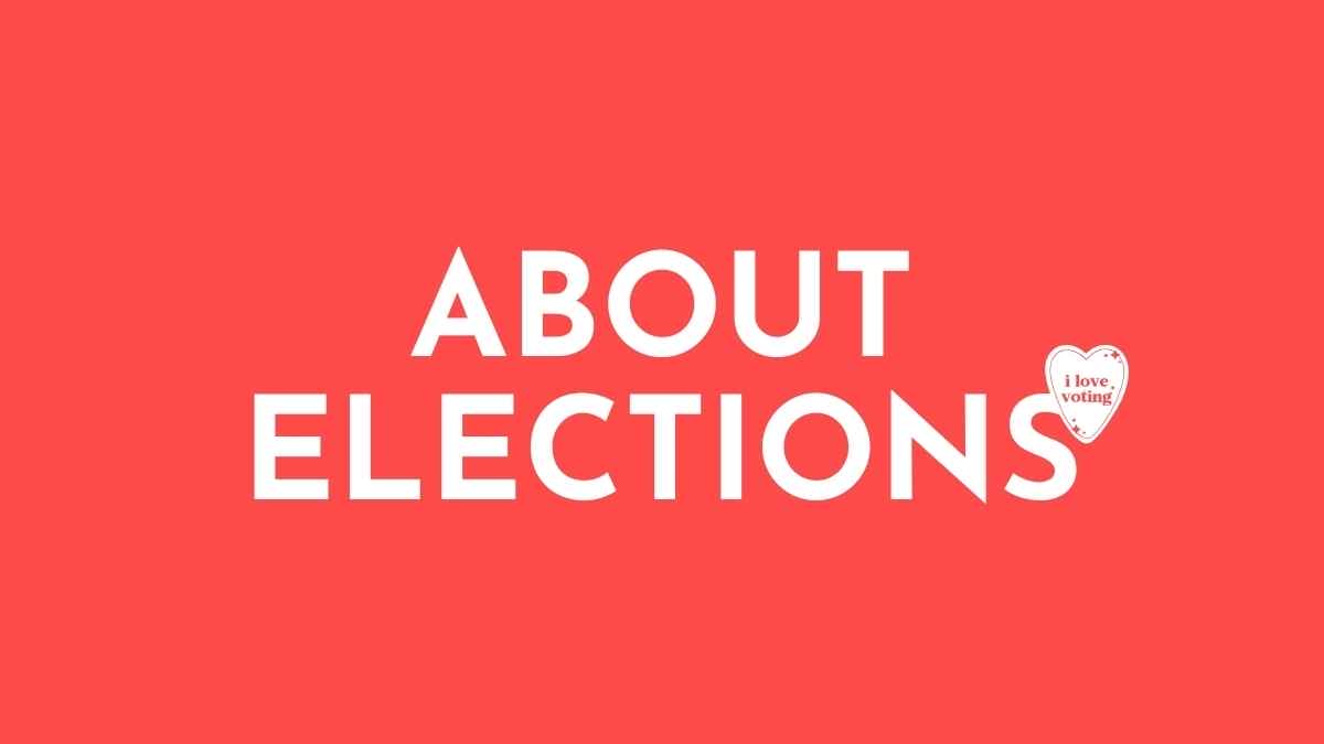 Bold Minimal Election Slides - slide 6