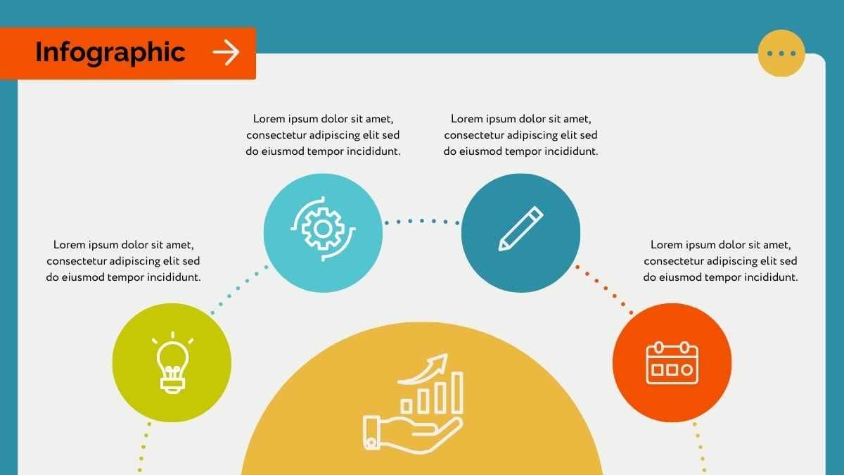 Bold Modern 4 Step Cycle Infographic - slide 10