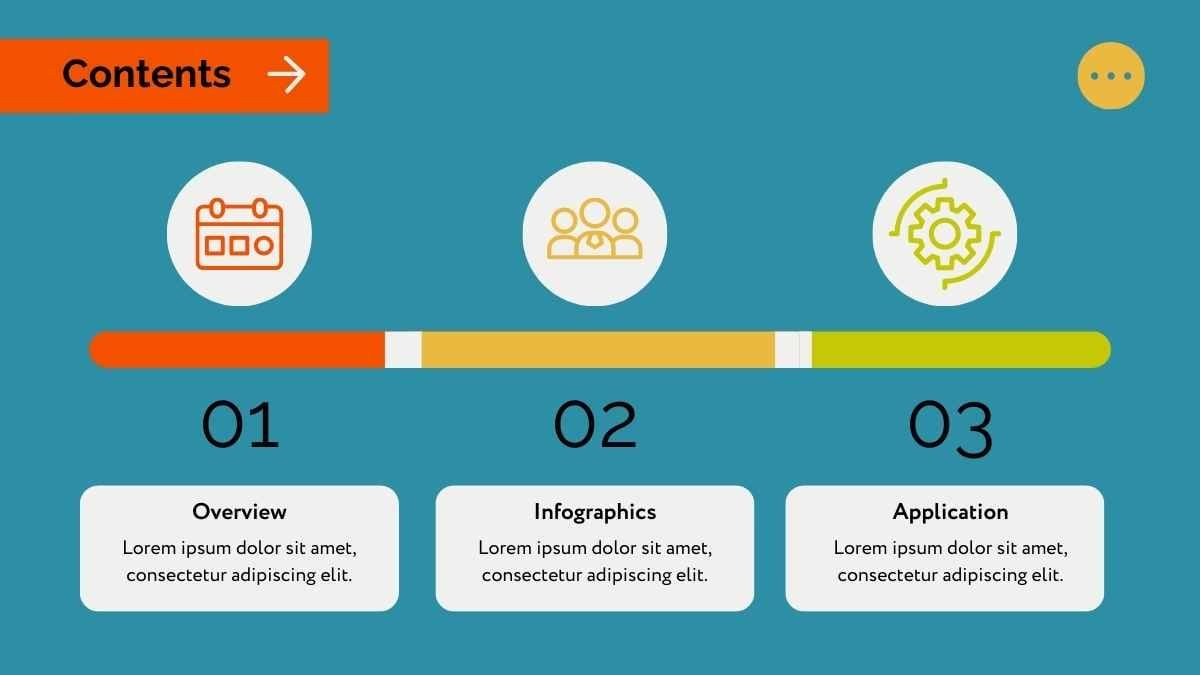 Bold Modern 4 Step Cycle Infographic - slide 2