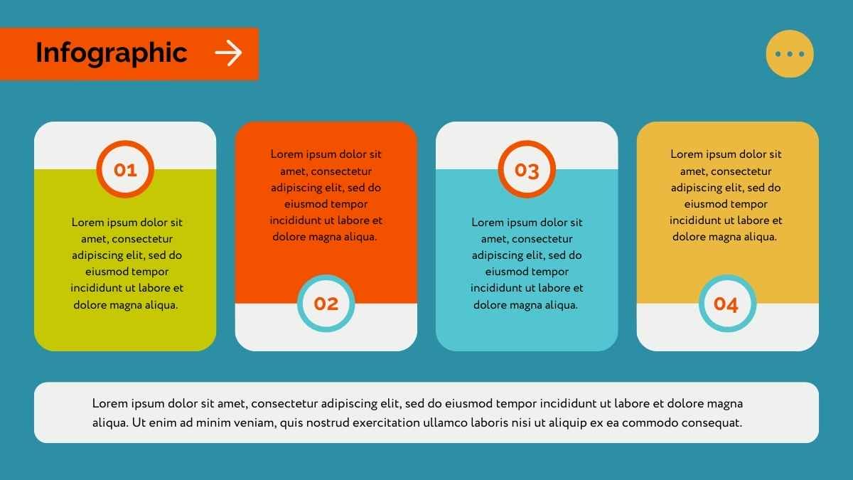 Bold Modern 4 Step Cycle Infographic - slide 8