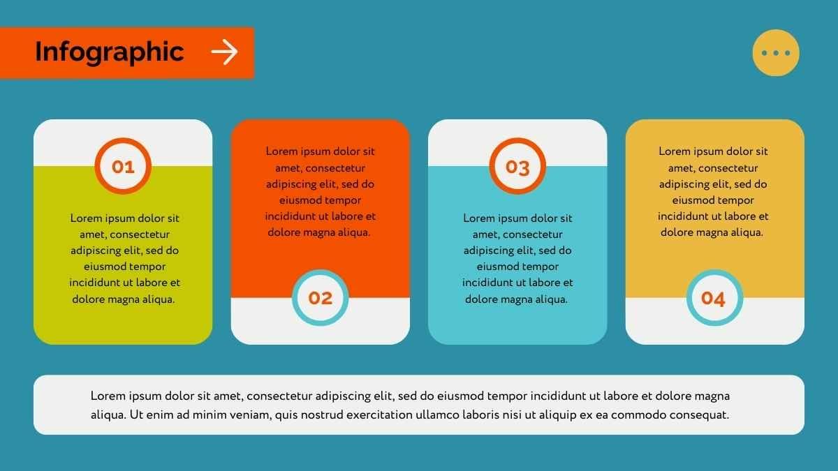 Bold Modern 4 Step Cycle Infographic - slide 3