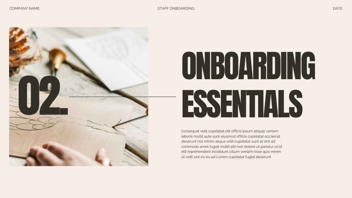 Bold Modern Advertising Agency Staff Onboarding - diapositiva 6