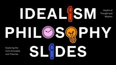 Bold Modern Idealism Philosophy Slides