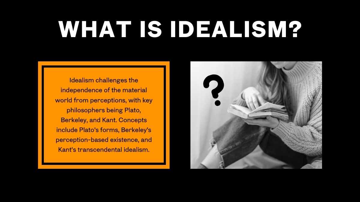 Bold Modern Idealism Philosophy Slides - slide 4