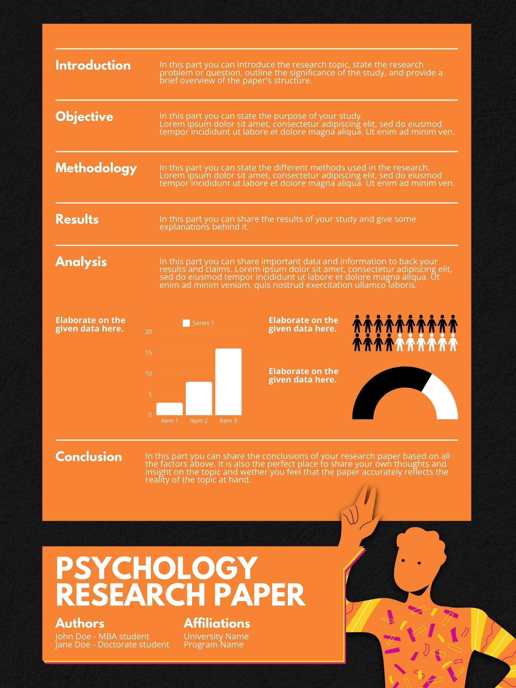 Bold Psychology Research Poster - slide 2