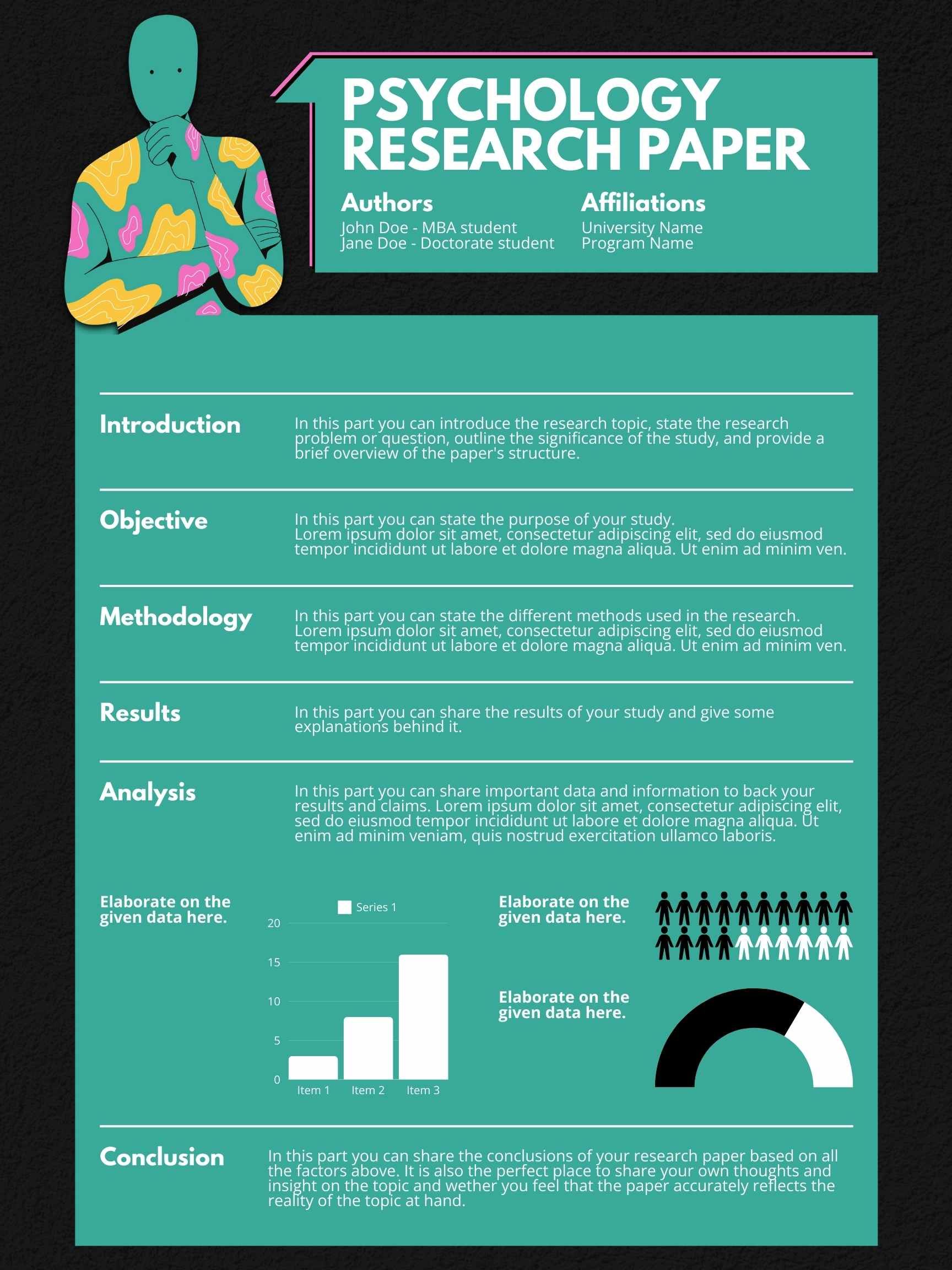 Bold Psychology Research Poster - diapositiva 3