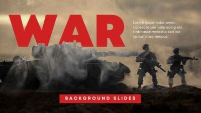 Slides Carnival Google Slides and PowerPoint Template Bold War Background Slides 1