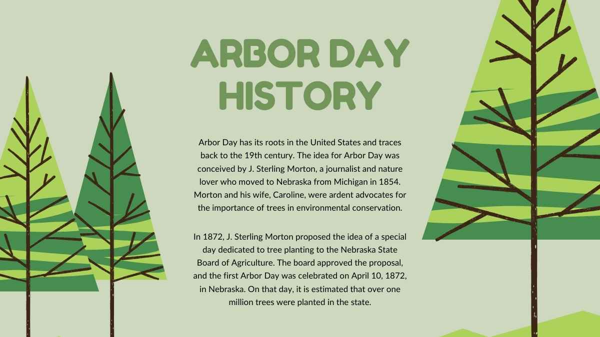 Botanical National Arbor Day Slides - slide 15