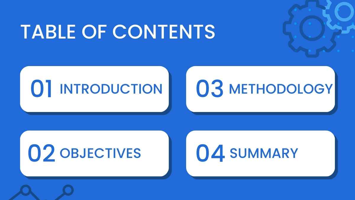 Slides de Tese de Tecnologia Ilustrativa Azul Brilhante - deslizar 6