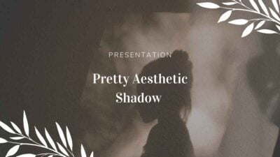 Brown Pretty Aesthetic Shadow Slides