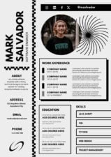 Slides Carnival Google Slides and PowerPoint Template Brutalist Software Engineer CV Resume 2